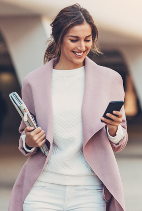 Professional Woman Using Phone